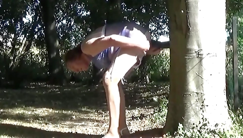 Sexy blonde anal slutty with a eleganceer