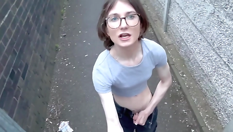 Cute latina fucked and cum on her face