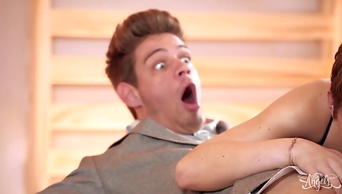 Sexy young girl shows off her sexy feet