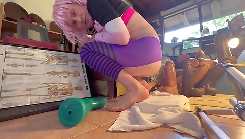 Spanished and masturbation