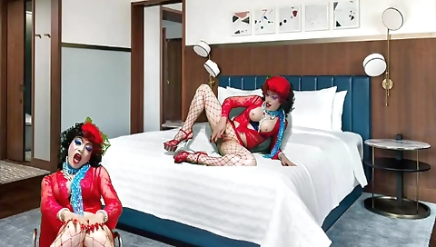 Hot milf with a sexy body gets fucked by power