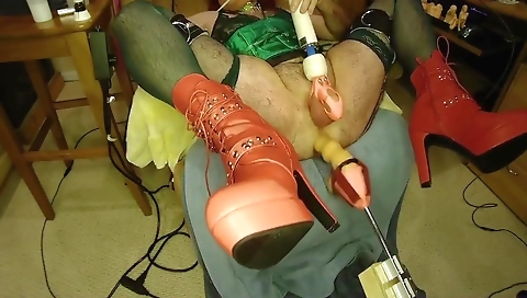 Horny girl takes on the beach