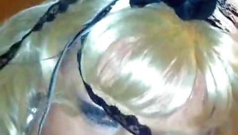 Sexy blonde slut gets fucked on a hot facial