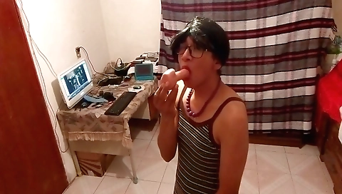 Hot(18+)y & sex with a sexy brunette